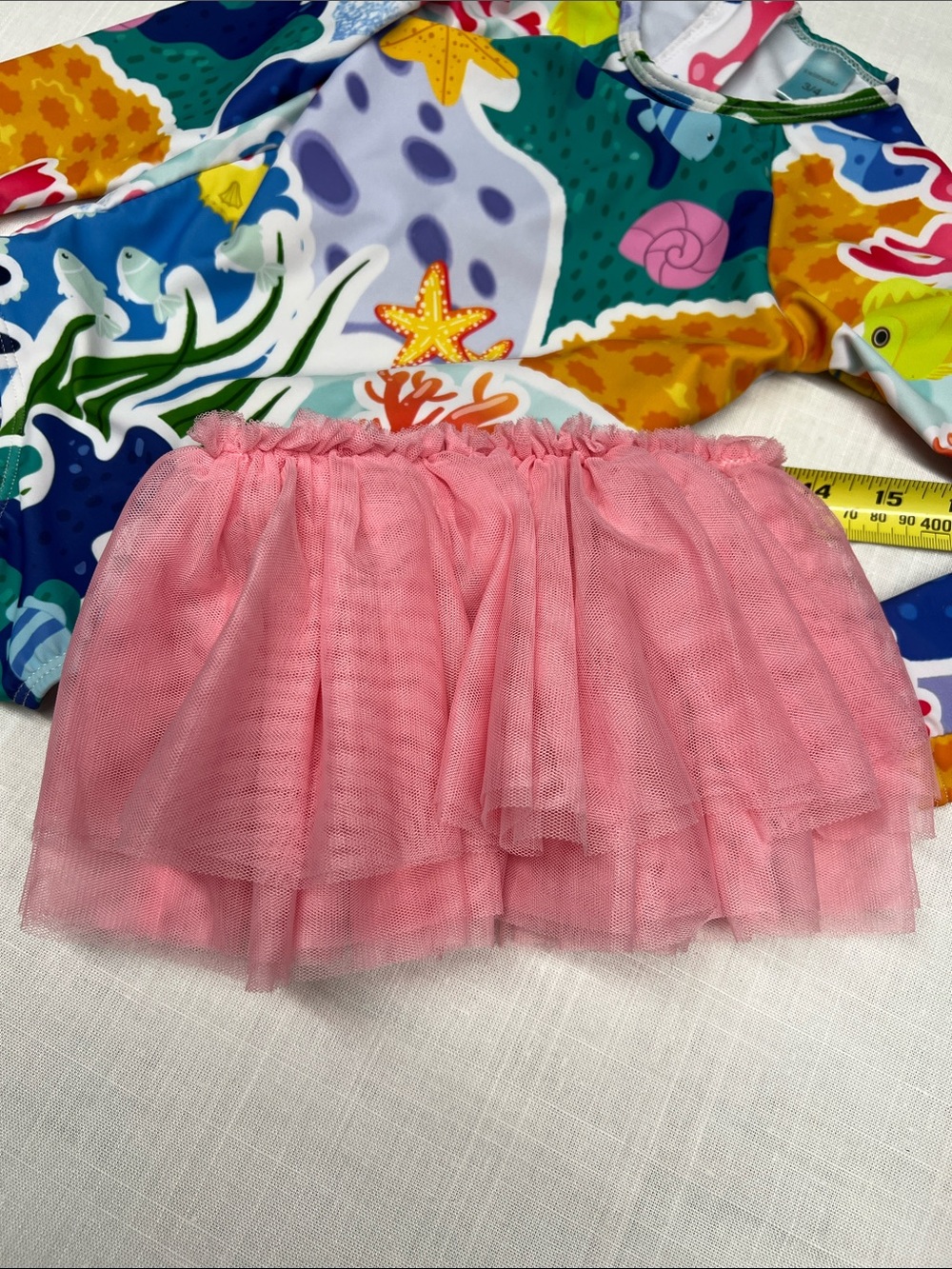 Pink Layered Tulle Skirt BABY